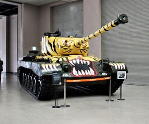 M46 Patton w tygrysim malowaniu