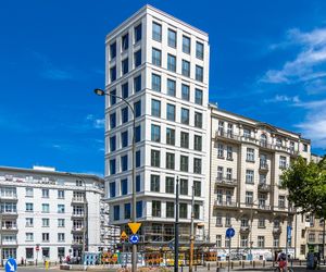 Dawny „szkieletor” przy placu Politechniki 4 w Warszawie