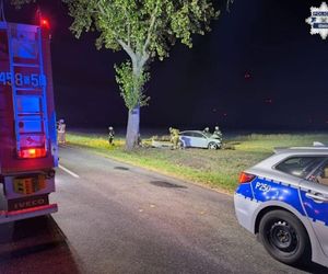 Dramatyczny finał nocnej jazdy w Wielowsi