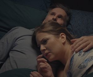 M jak miłość, odcinek 1888. Anita (Melania Grzesiewicz), Kamil (Marcin Bosak)