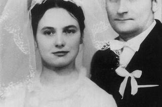 Lech Wałęsa z żoną Danutą, 1969r.