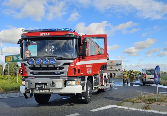 Fajna akcja strażaków OSP Sława. W nagrodę... napełnią gaśnice świadków pożaru