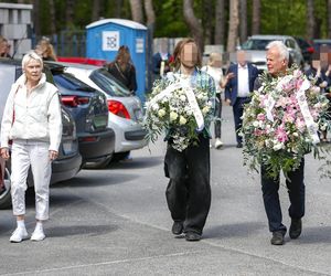 Ewa Błaszczcyk w niestandardowym stroju na pogrzebie Jadwigi Jankowskiej-Cieślak
