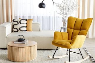 Nowoczesny fotel bujany 