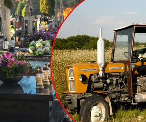 Staranował ogrodzenie cmentarza i zniszczył kilka grobów! Bulwersujące zdarzenie pod Wieluniem