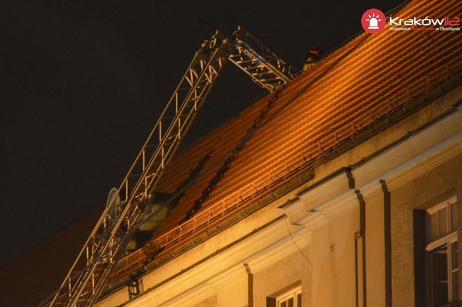 Groźny pożar w budynku Filharmonii Krakowskiej