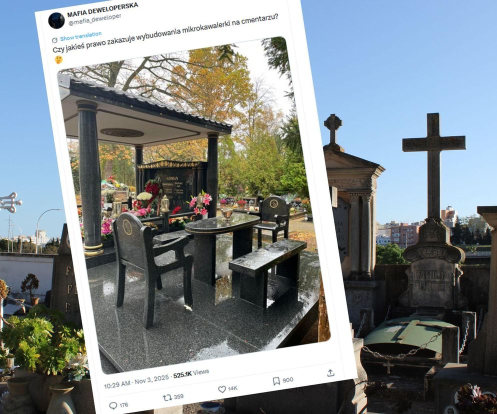 Nietypowy pomnik na cmentarzu w Poznaniu