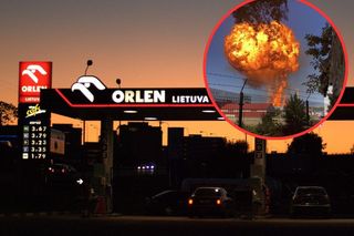 Eksplozja pod Wilnem. Pożar wagonów Orlen Lietuva z gazem