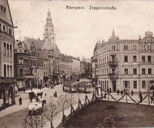 Ulica 11 Listopada w Olsztynie dawniej wyglądała zupełnie inaczej. Nosiła imię niemieckiego inżyniera