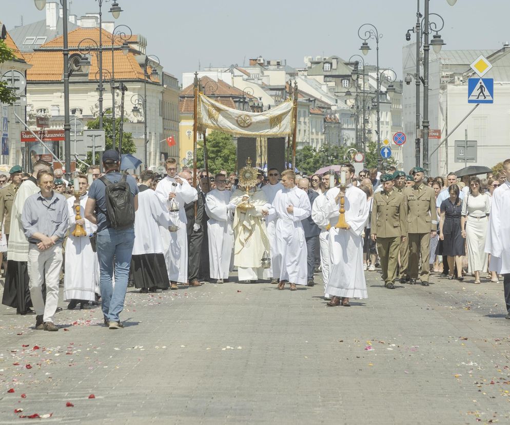 Centralna procesja w Warszawie na Boże Ciało 2023