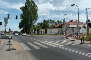 Skrzyżowanie na granicy Bielan i Izabelina