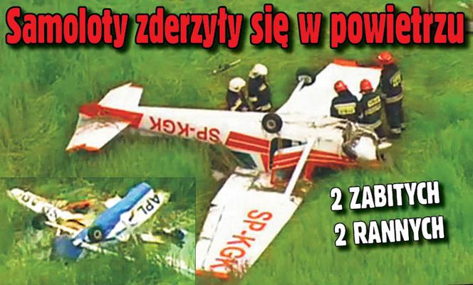 Samoloty zderzyły się w powietrzu