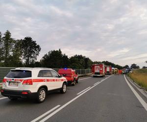 Wypadek obwodnica Dąbrowy Tarnowskiej