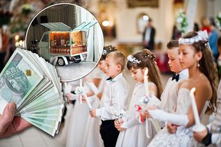 Tak teraz wyglądają komunie. Wóz Aperola i pistolety na pieniądze hitem przyjęć. Przesada?