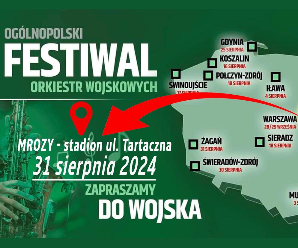 Ogólnopolski Festiwal Orkiestr Wojskowych – Piknik „Zapraszamy do wojska” w Mrozach