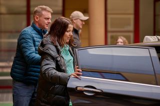 Na Wspólnej odc. 4032: Marta (Joanna Jabłczyńska), Kamil (Kazimierz Mazur), Stefanek (Gabriel Pakieser)