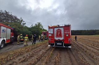 Śmiertelny pożar w Łódzkiem. Spłonął mężczyzna nielegalnie zamieszkujący pustostan