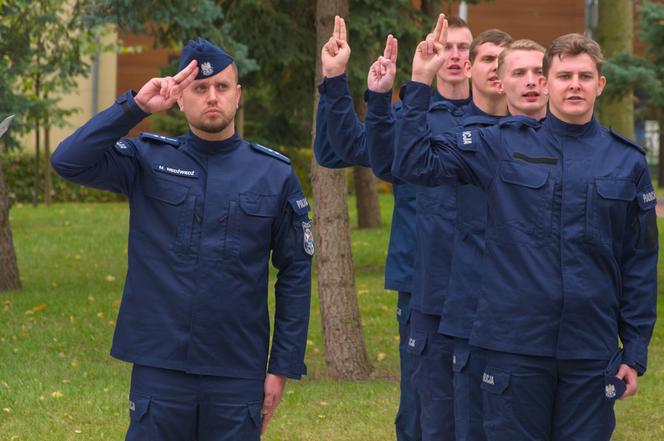 Nowi funkcjonariusze podlaskiej policji