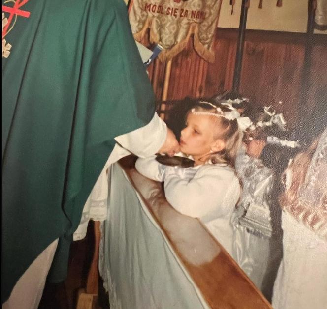 Kamila Wybrańczyk w młodości