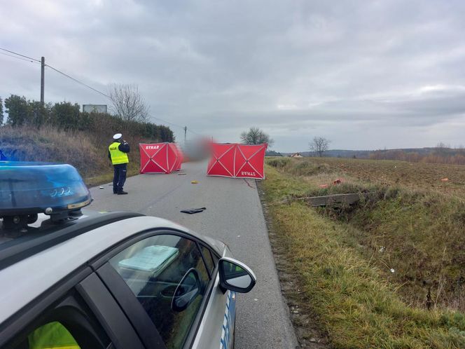 Wypadek w Bieździadce koło Jasła