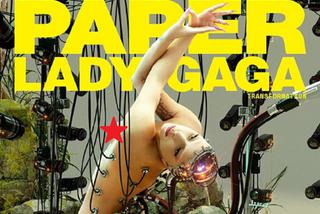 Lady Gaga NAGO jako kobieta-robot na okładce magazynu Paper! Ale PUPA! [ZDJĘCIA]