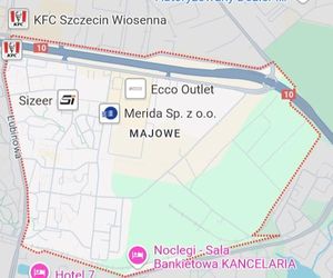 Google Maps - Szczecin osiedka 