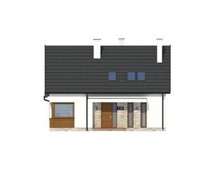 Projekt domu A115 Dla rodziny - wizualizacje, plany, rysunki, propozycje aranżacji