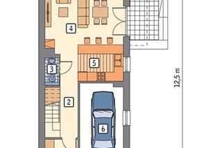 Projekt domu Światła miasta z katalogu Muratora - wizualizacje, plany, rysunek, aranżacje