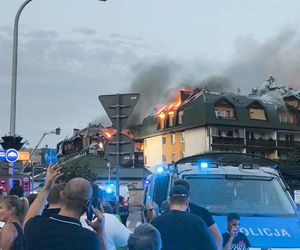 Pożar w Ząbkach (3.07.2025)