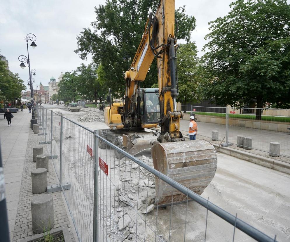 Remont Krakowskie Przedmieście