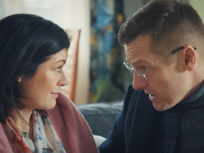 M jak miłość, odcinek 1868: Piotrek (Marcin Mroczek), Kinga (Katarzyna Cichopek) 