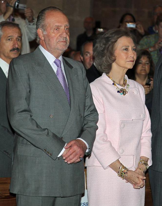 Król Juan Carlos i królowa Zofia 