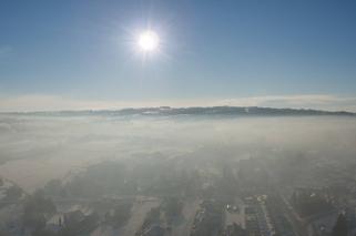 Smog w Rzeszowie widziany z drona: Co za koszmar [ZDJĘCIA, WIDEO]
