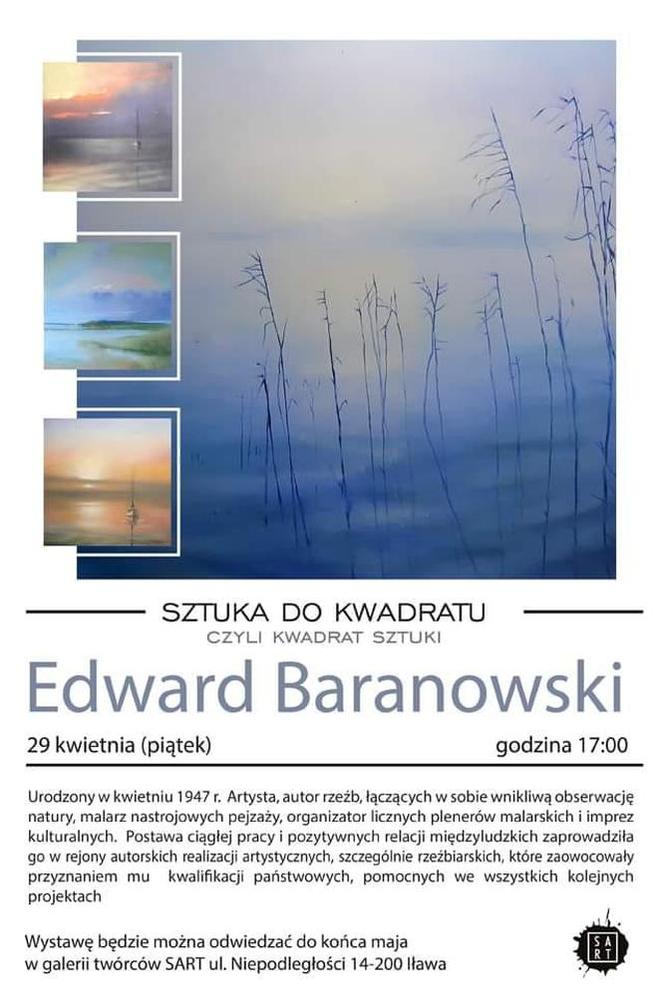 edward baranowski plakat na wernisaż