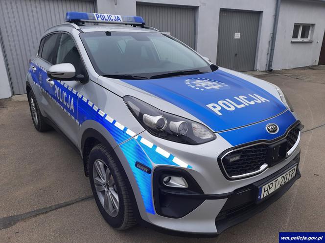 Nowy radiowóz w Kętrzynie. Jest gwiazda z hasłem „Pomagamy i Chronimy”