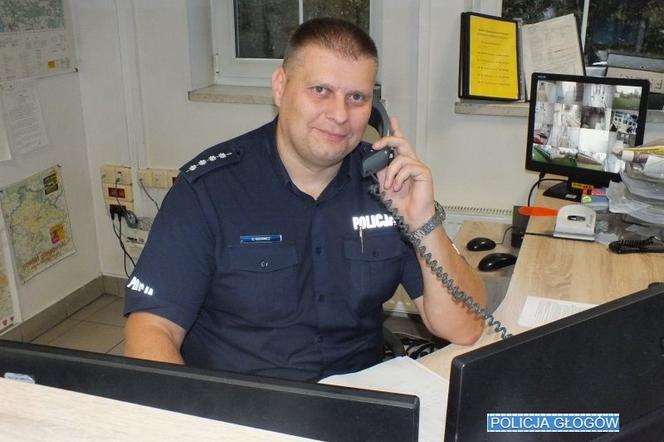 Głogowski oficer dyżurny drugi w Polsce