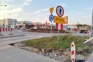 Siedlce: większe utrudnienia na ulicy Partyzantów na rondzie Solidarności