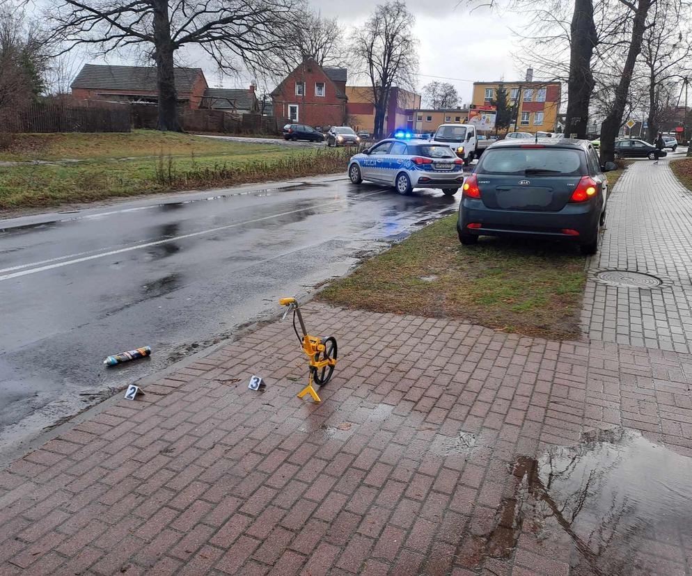 Potrącenie pieszej w Starym Bojanowie