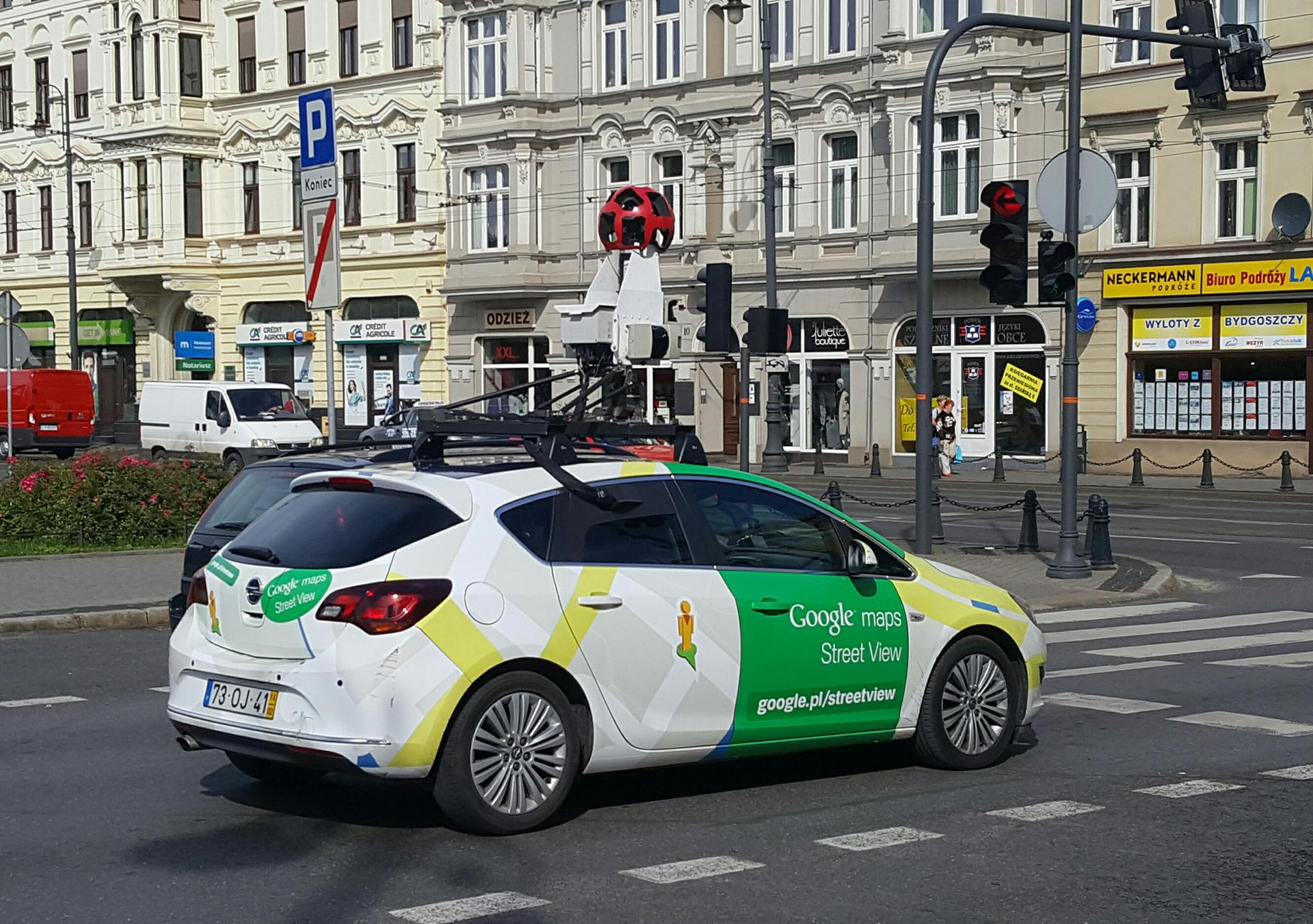 Uwaga Bydgoszcz! Samochód Google Street View fotografuje