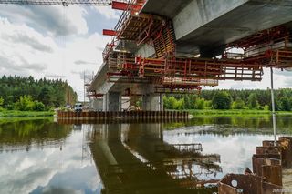 Budowa S-19 Malewice - Chlebczyn i nowego mostu na Bugu