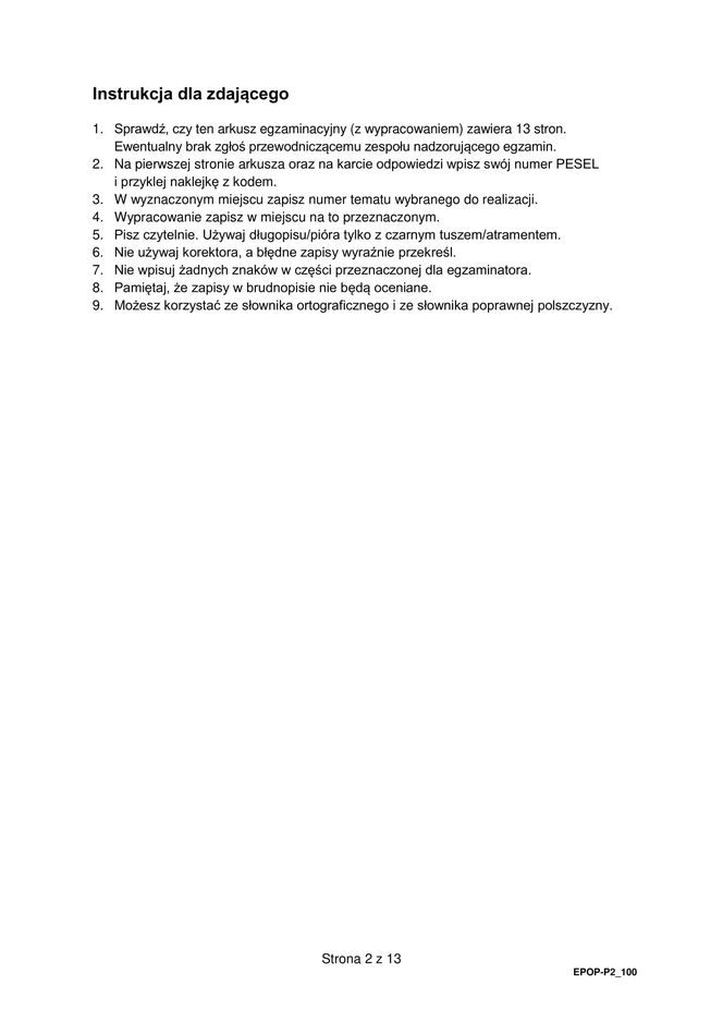 Matura 2025: polski 5.05.2025. Arkusze CKE i odpowiedzi. Poziom podstawowy 1 i 2 część [Formuła 2015]