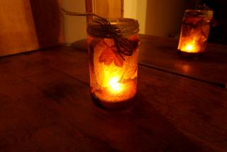 Jesienny lampion decoupage: dekoracje ZRÓB TO SAM