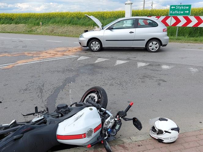 Wypadek w Kałkowie 22.05.22