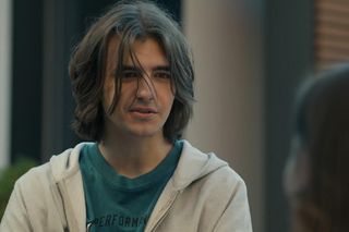 Barwy szczęścia, odcinek 3158. Romeo (Jacek Tyszkiewicz), Ewa (Gabriela Ziembicka) 