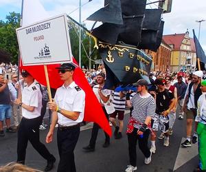 Parada załóg The Tall Ships Races 2024 w Szczecinie