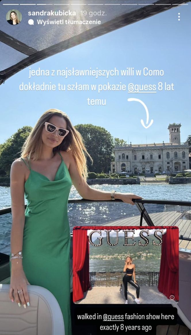 Sandra Kubicka na włoskich wakacjach