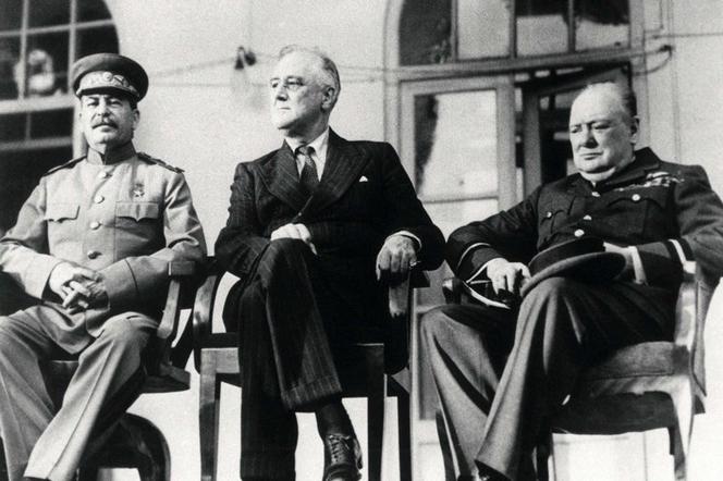 Franklin D. Roosevelt, Winston Churchill, Józef Stalin