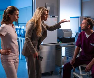 	Na dobre i na złe ostatni odcinek 959 finał sezonu. Agata (Emilia Komarnicka), Kinga Lipska (Magdalena Kumorek), Mundek (Grzegorz Małecki)