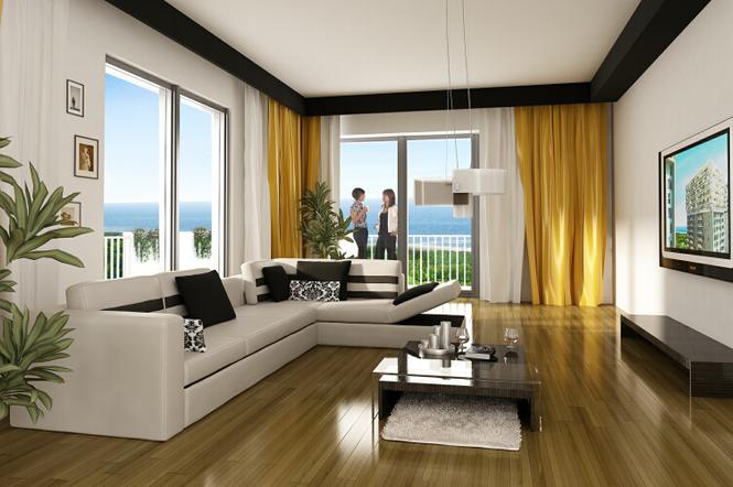 Cztery Oceany - wnętrze apartamentu