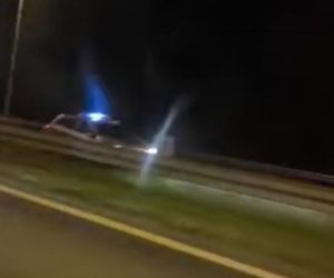 Radiowóz jechał pod prąd trasą S8! Wiemy, co się stało